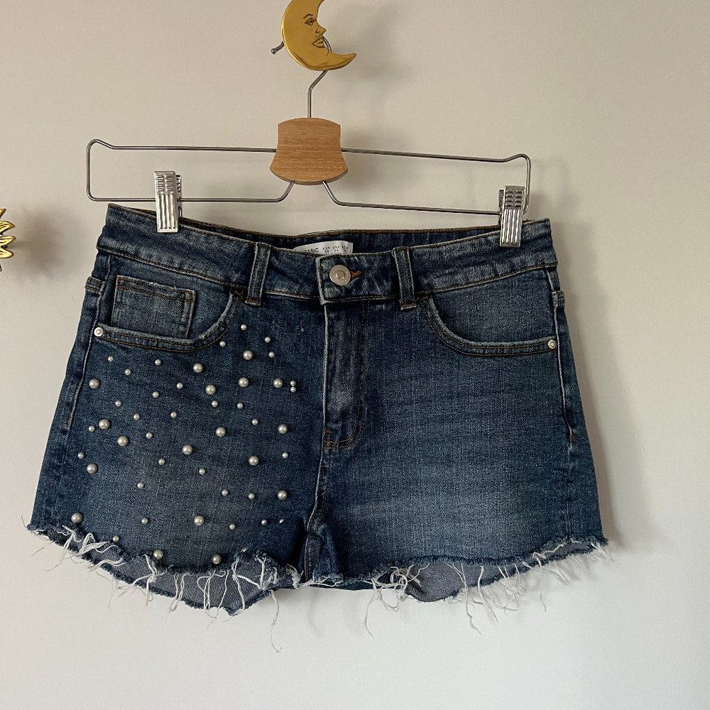 ZARA Basic Denim Shorts